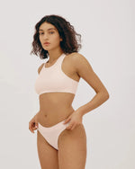 Algae life naked rib high-leg briefs