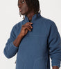 The Axis Polar Fleece Half Zip in Vintage Indigo