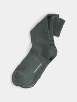 The Ribbed Socks in Black