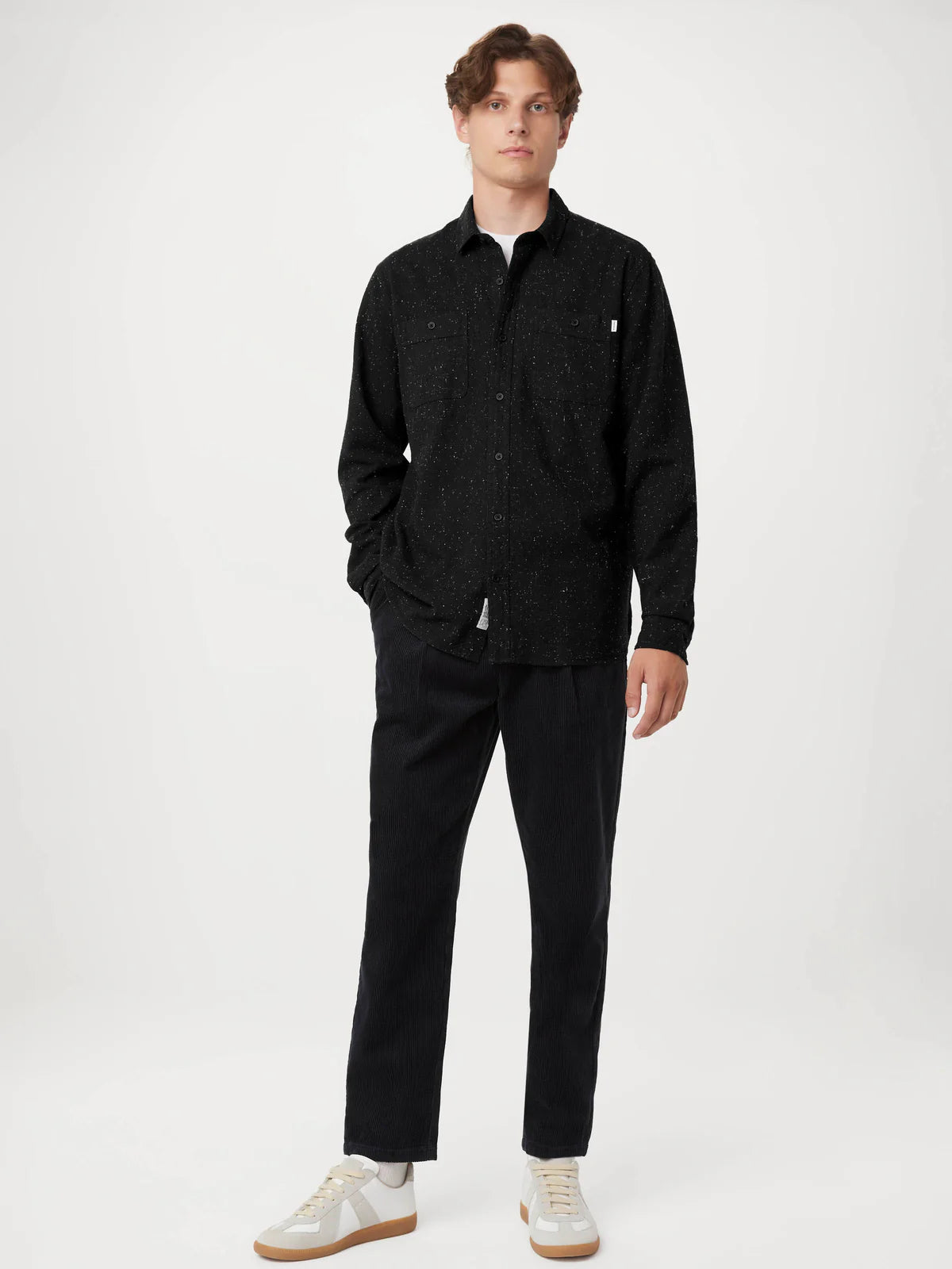 The Nepped Shirt in Deep Blue