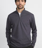 The Long Sleeve Half Zip in Dark Grey