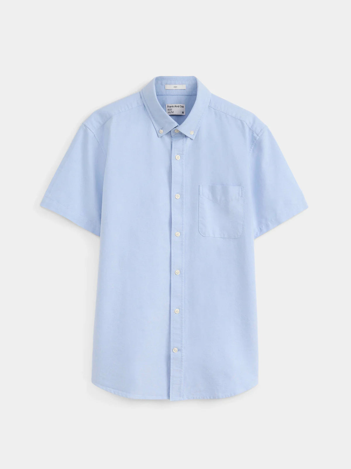 The Jasper Short Sleeve Oxford Shirt in Black