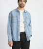 The Utility Denim Shirt in Vintage Blue