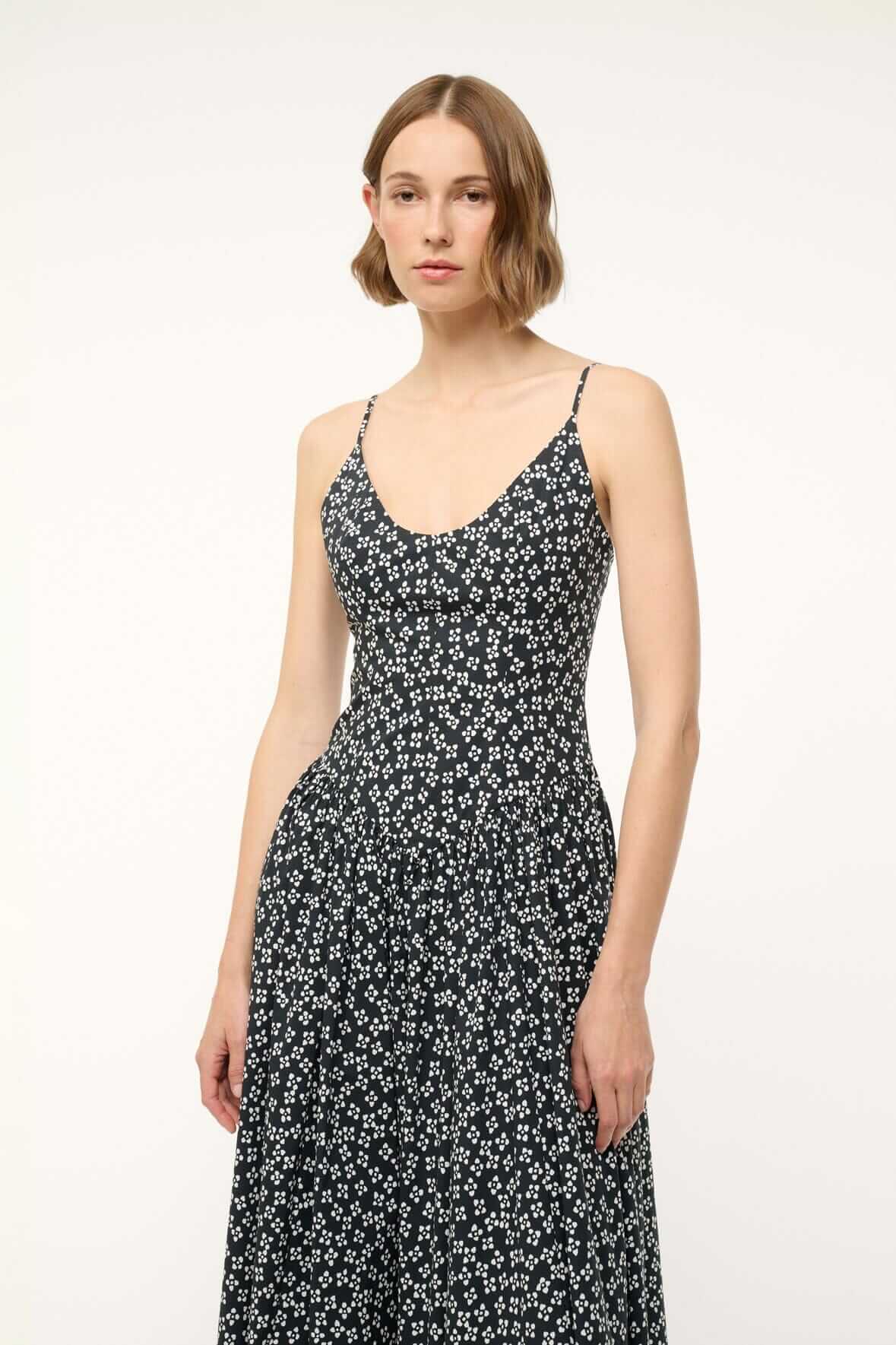 Dena dress black floral