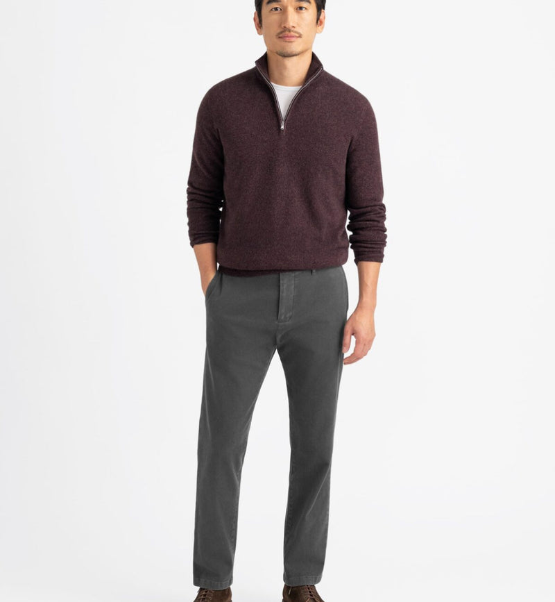 Cashmere half-zip