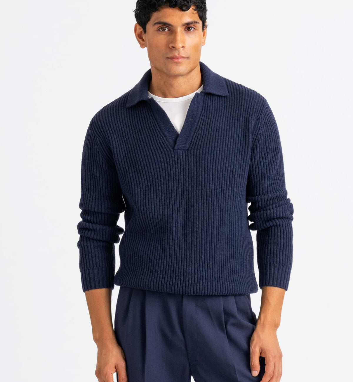 Cashmere ribbed
