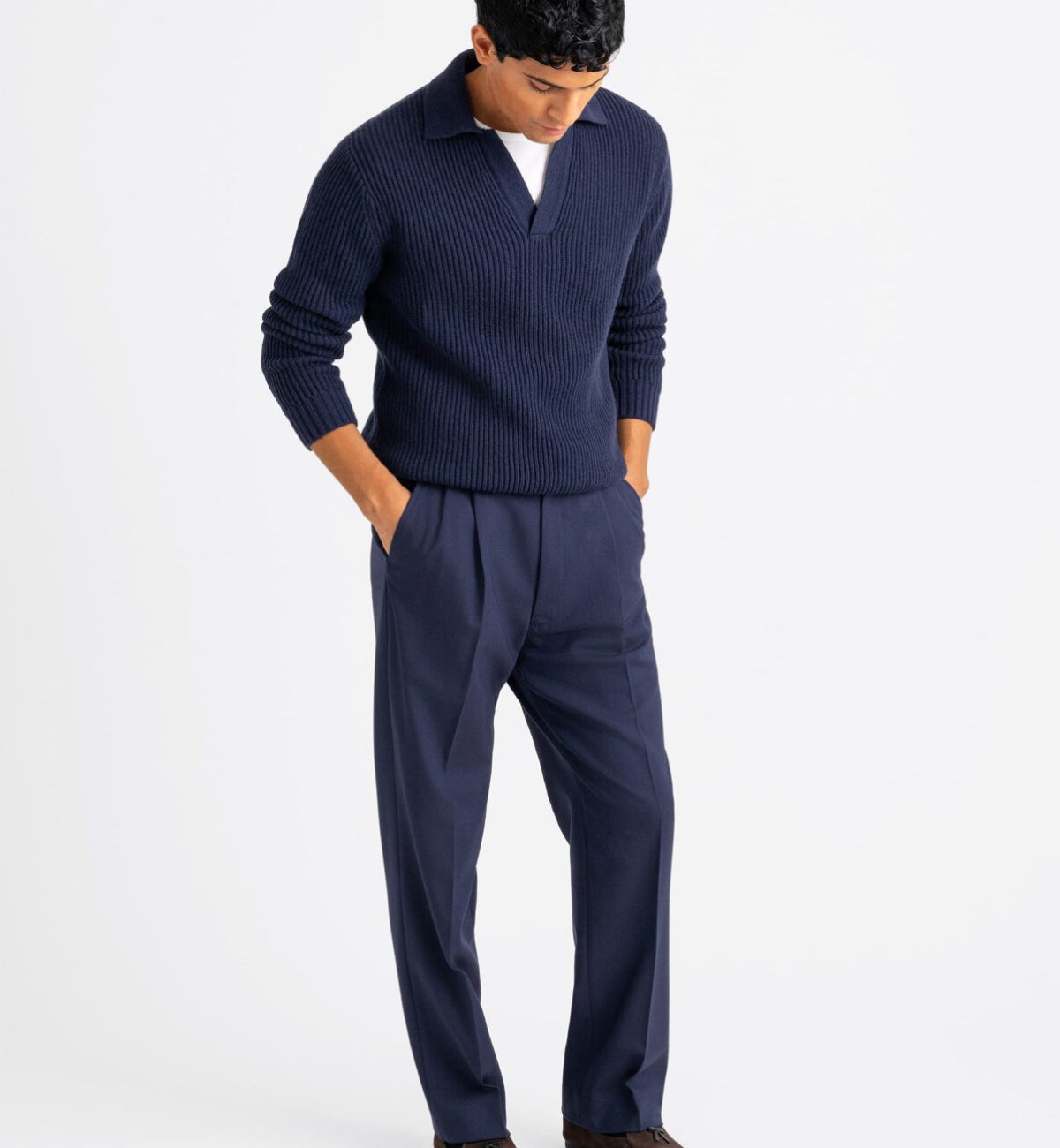 Cashmere ribbed