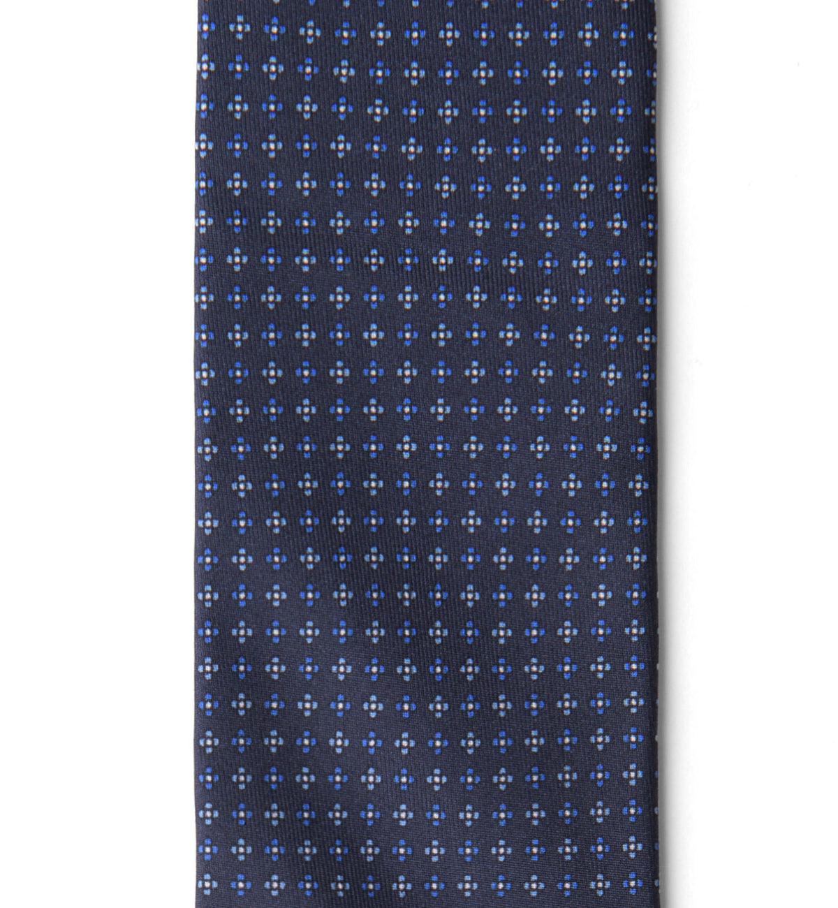 Foulard print tie