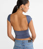 Backless shirt