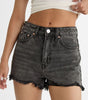 Ripped denim shorts D75