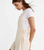 Short dungarees line with linen
