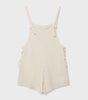 Short dungarees line with linen