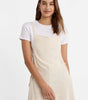 Short dungarees line with linen
