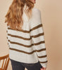 Chico Sweater - Olive/Ecru