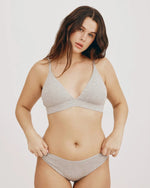 Core triangle bralette