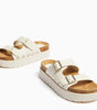 Buckled platform sandals