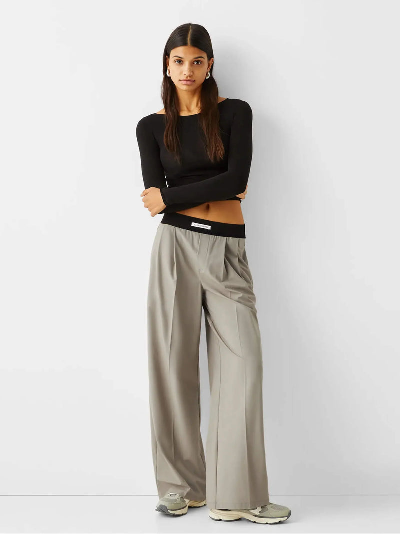 Wide-leg Tailored