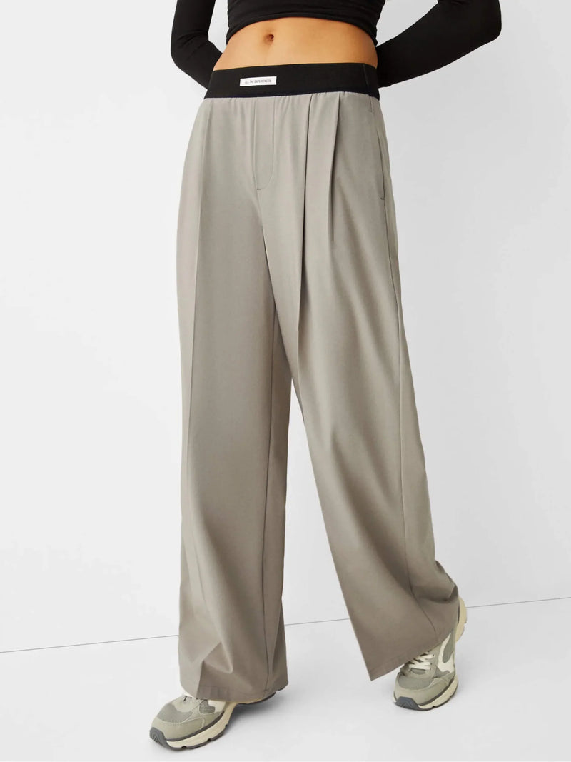 Wide-leg Tailored