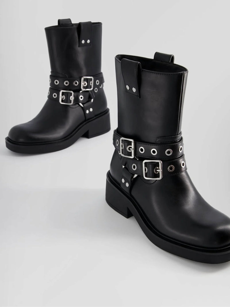 Biker Ankle Boots