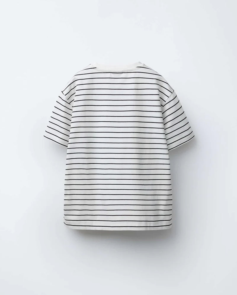 Cotton Striped T-Shirt