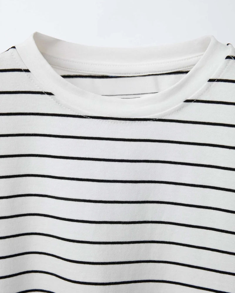 Cotton Striped T-Shirt