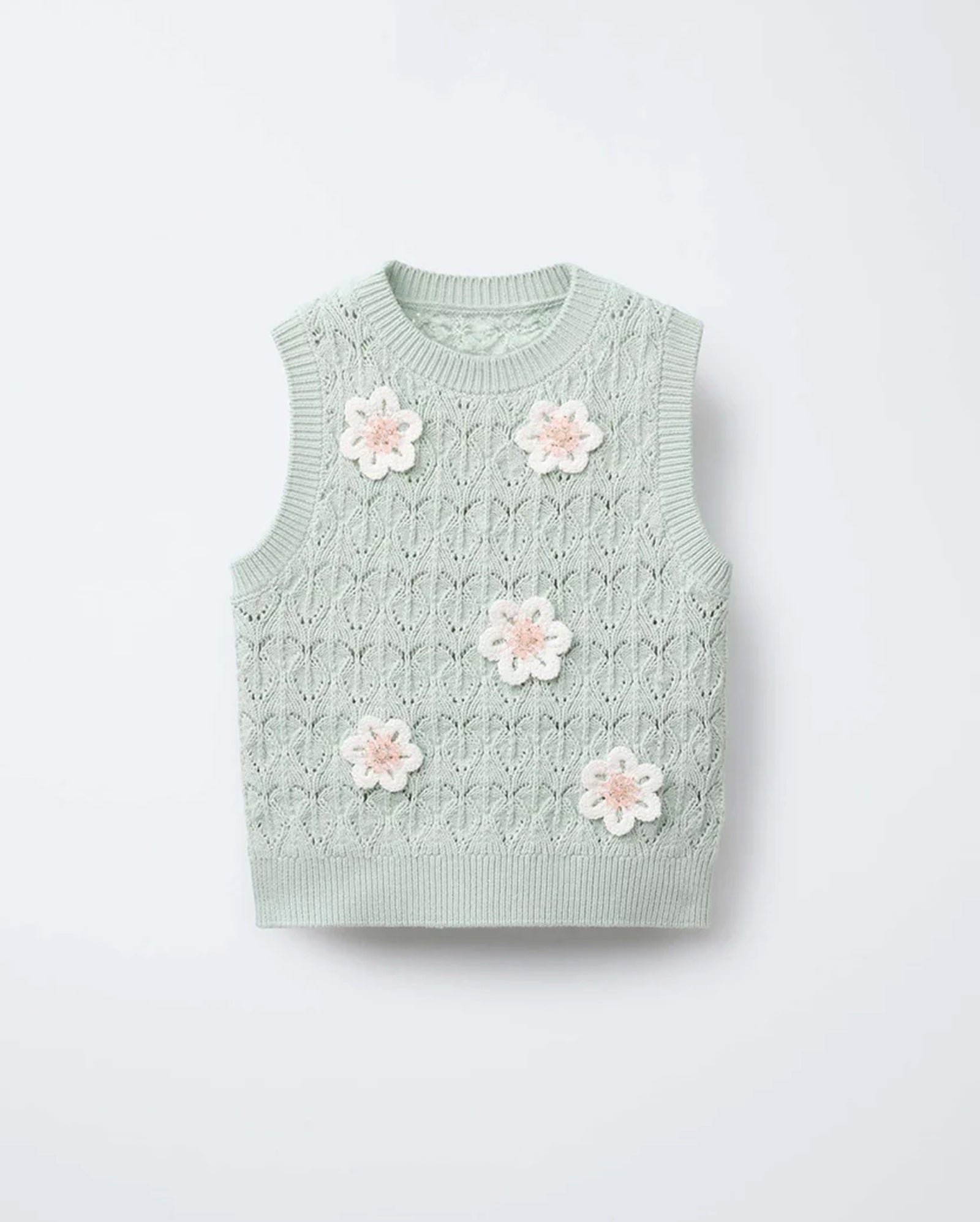Crochet Tank Mint