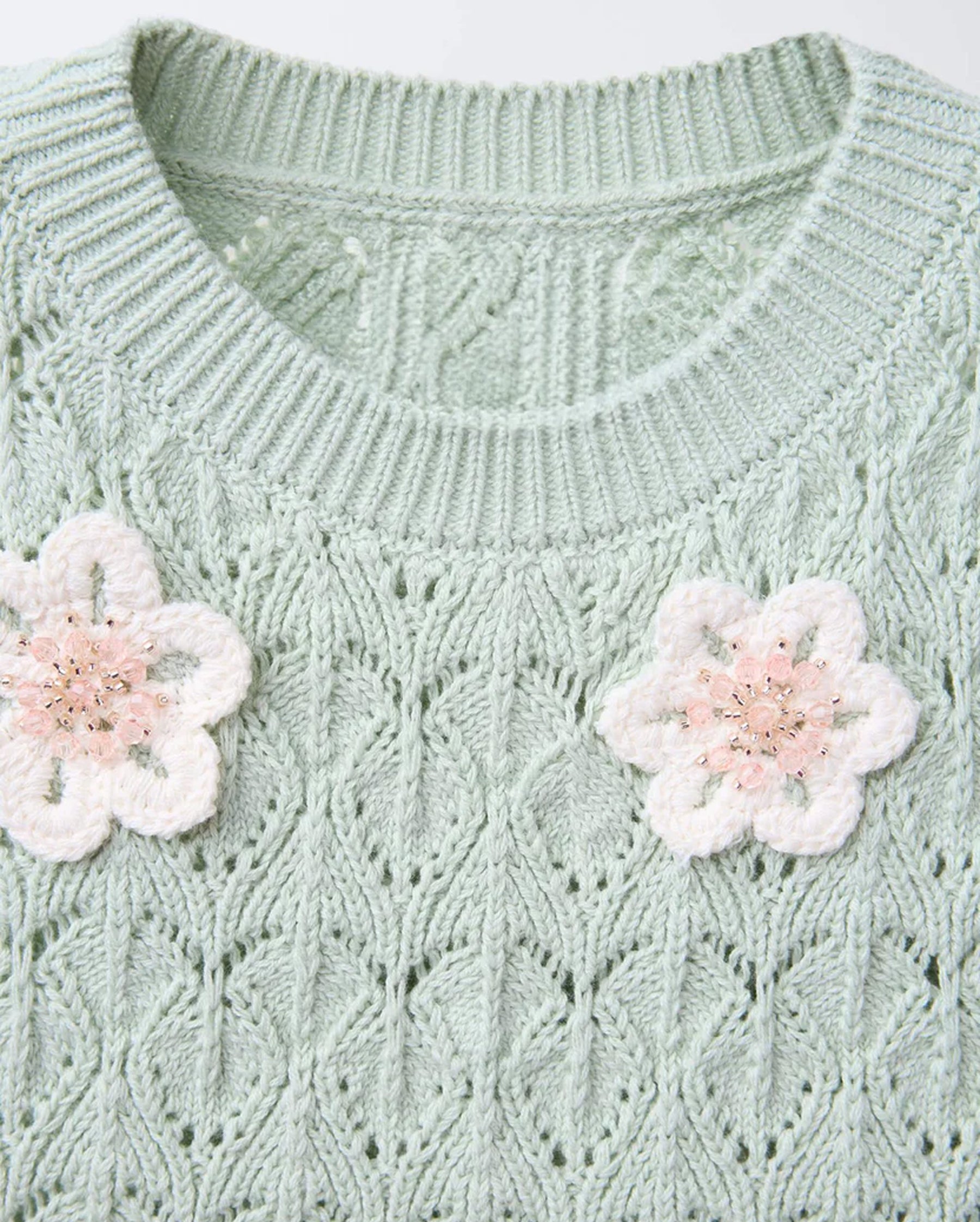 Crochet Tank Mint