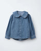 Denim Collar Top