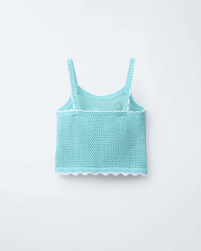 Floral Crochet Cami