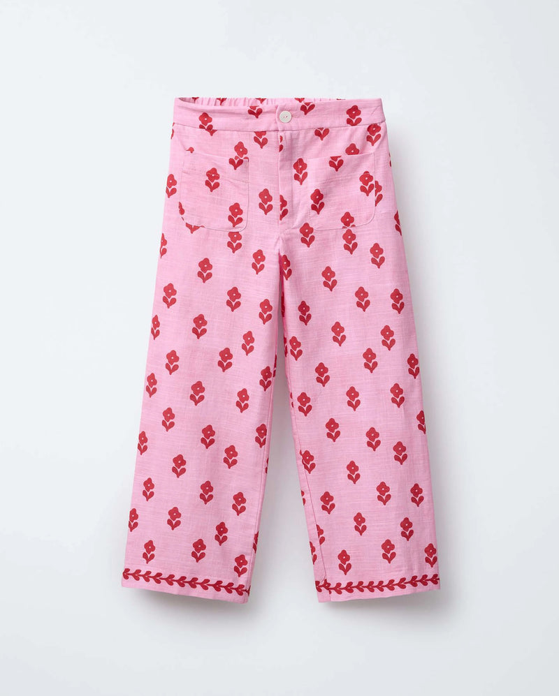 Floral Pant Mint