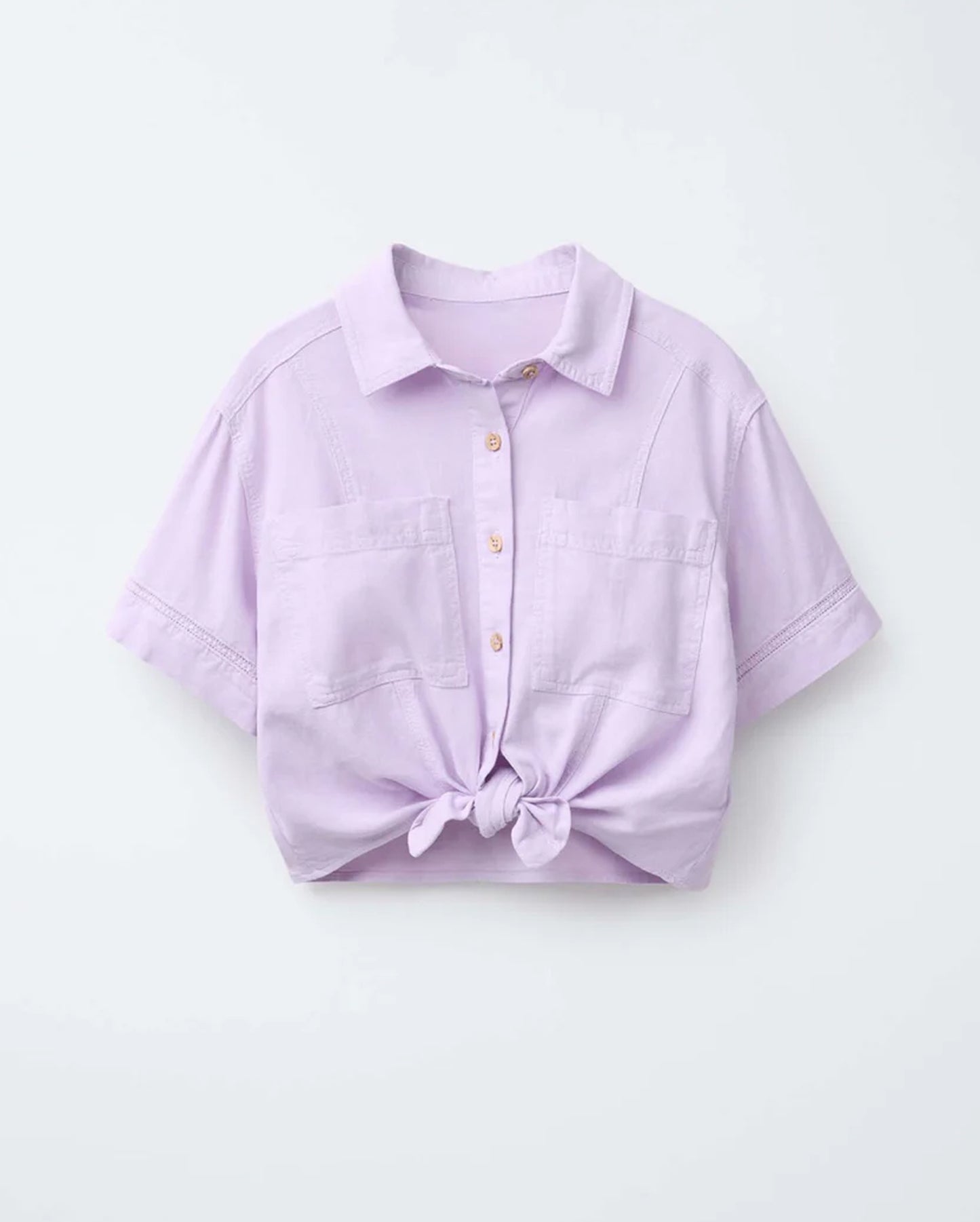 Knot Front Shirt