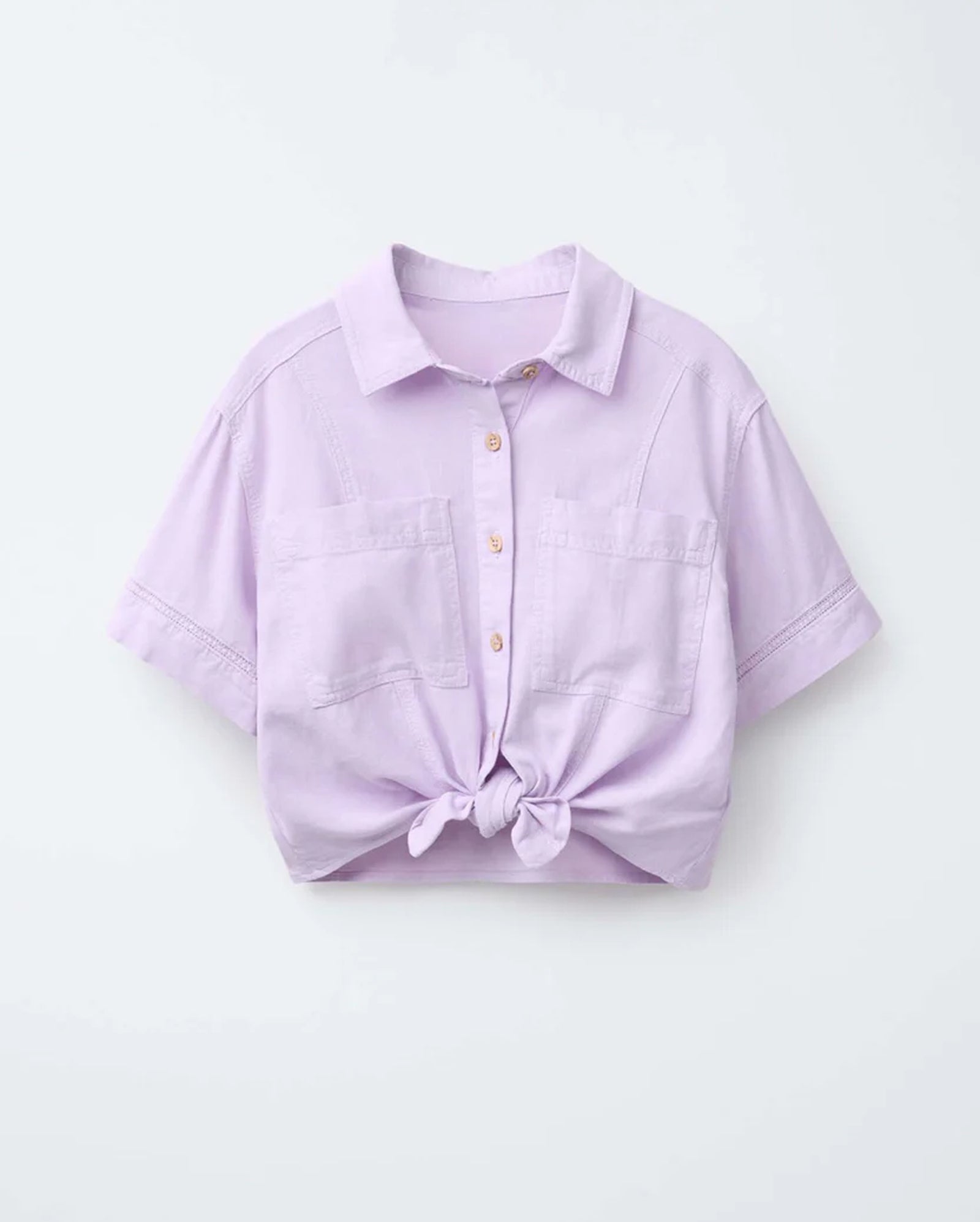Knot Front Shirt