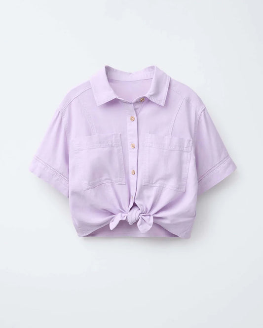Knot Front Shirt