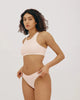 Algae life naked rib high-leg briefs
