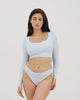 Algae life naked rib high-leg briefs