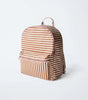 Stripe Backpack Brown