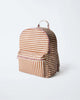 Stripe Backpack Brown