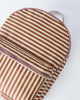 Stripe Backpack Brown