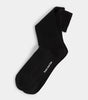 The Ribbed Socks in Black