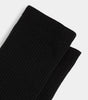 The Ribbed Socks in Black