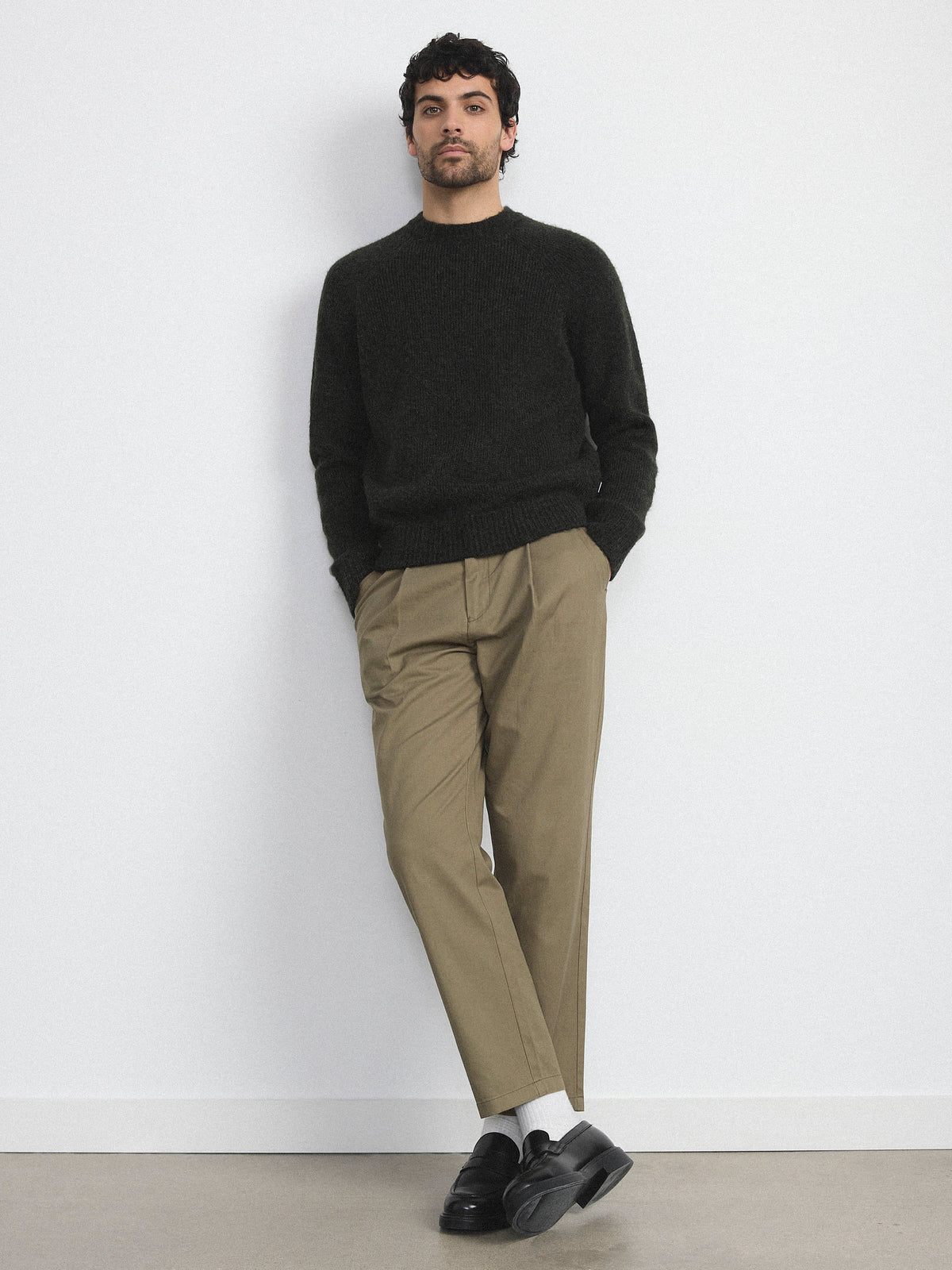 The Fuzzy Sweater in Rosin