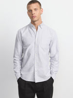The Jasper Oxford Shirt in Grey