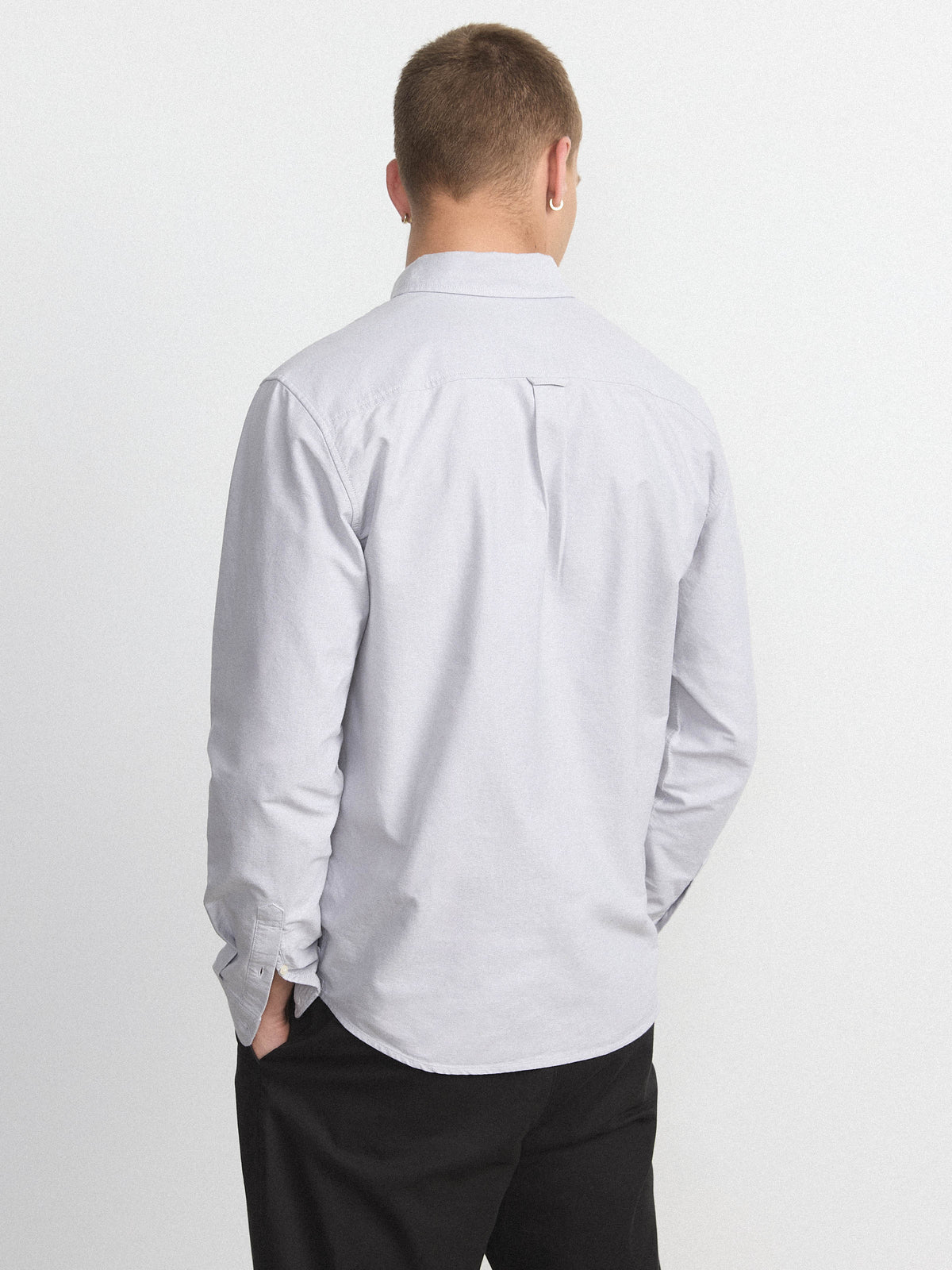 The Jasper Oxford Shirt in Grey