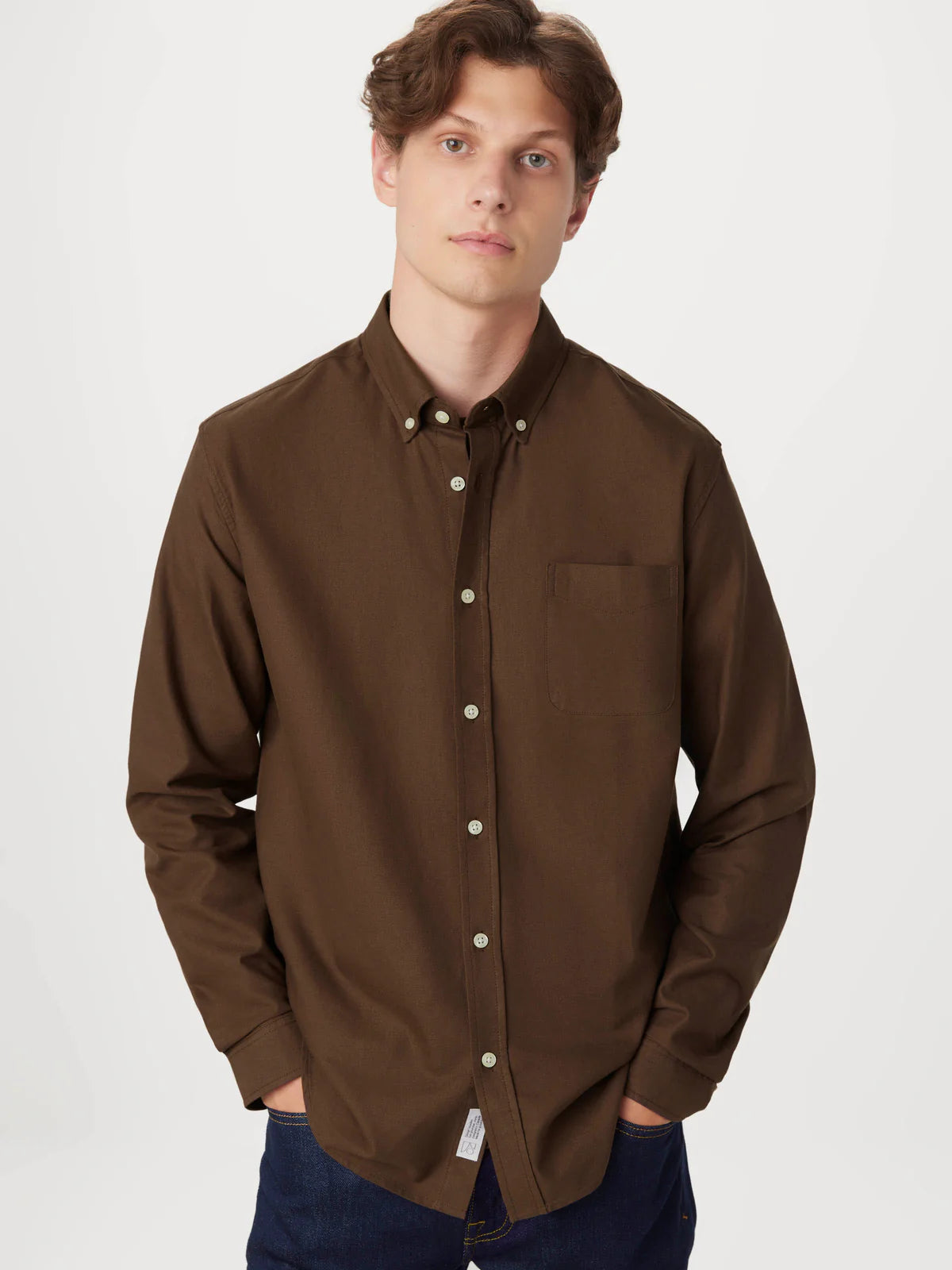 The Jasper Oxford Shirt in Grey