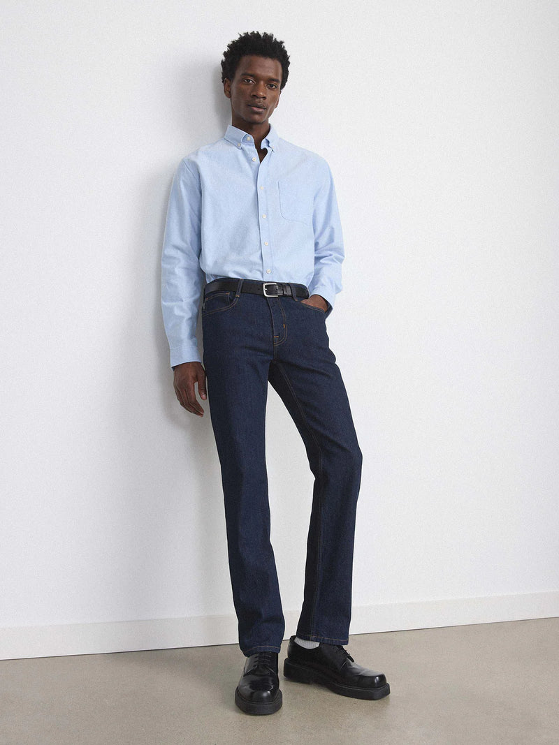 The Jasper Oxford Shirt in Grey