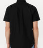 The Jasper Short Sleeve Oxford Shirt in Black