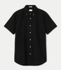 The Jasper Short Sleeve Oxford Shirt in Black