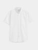 The Jasper Short Sleeve Oxford Shirt in Black