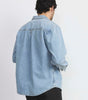 The Utility Denim Shirt in Vintage Blue