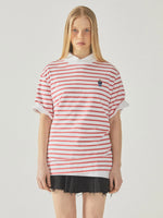 (2PACK)Steve Stripe T-shirt[B]